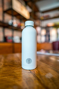white the cars cafe isulated water bottle 